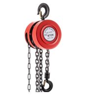 1 Ton Chain Pulley Block – Compact Manual Chain Hoist 3m Lift Height, G80 Alloy Steel Chain 6mm | Forged Safety Hooks, Low Headroom Design | UAE Construction Lifting Essential 